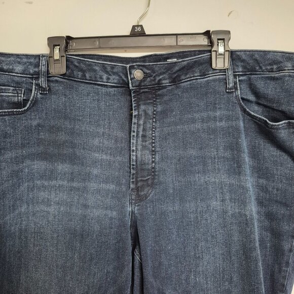 Old Navy Womens High-Rise Rockstar Super Skinny Jeans Dark Wash Size 24 - Picture 2 of 7